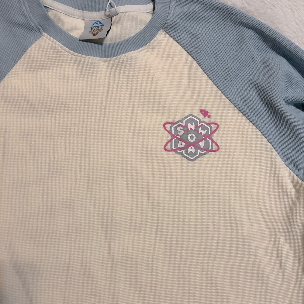 SnowDay Waffle Knit Raglan Shirt - Picture 8 of 12